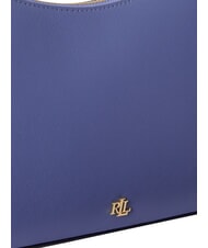 RALPH LAUREN DANNI Borsa a spalla, con tracolla, in pelle carson blue - Borse Donna - 7