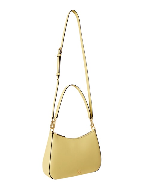 DANNI Borsa a spalla, con tracolla, in pelle lemon sorbet - Borse Donna