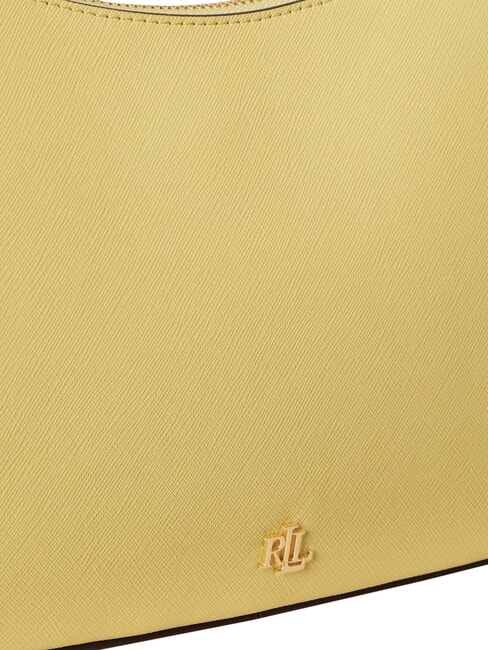 DANNI Borsa a spalla, con tracolla, in pelle lemon sorbet - Borse Donna