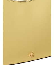 RALPH LAUREN DANNI Borsa a spalla, con tracolla, in pelle lemon sorbet - Borse Donna - 7