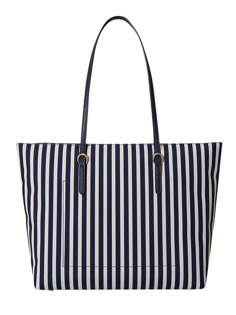KEATON Borsa shopping media skinny stripe/refined navy - Borse Donna