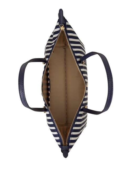 KEATON Borsa shopping media skinny stripe/refined navy - Borse Donna