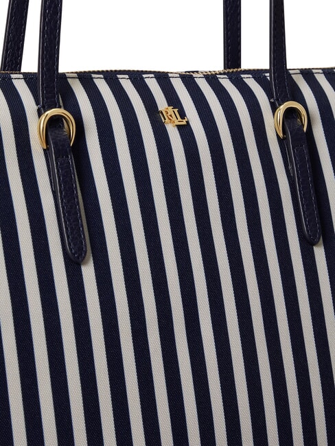 KEATON Borsa shopping media skinny stripe/refined navy - Borse Donna