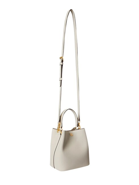 REESE Borsa a mano, con tracolla, in pelle soft white - Borse Donna