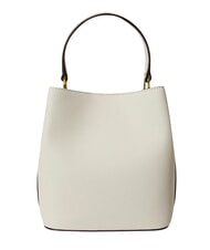 RALPH LAUREN REESE Borsa a mano, con tracolla, in pelle soft white - Borse Donna - 4