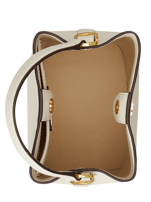 REESE Borsa a mano, con tracolla, in pelle soft white - Borse Donna