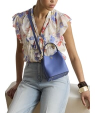 RALPH LAUREN REESE Borsa a mano, con tracolla, in pelle carson blue - Borse Donna - 2