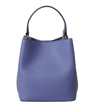 RALPH LAUREN REESE Borsa a mano, con tracolla, in pelle carson blue - Borse Donna - 5