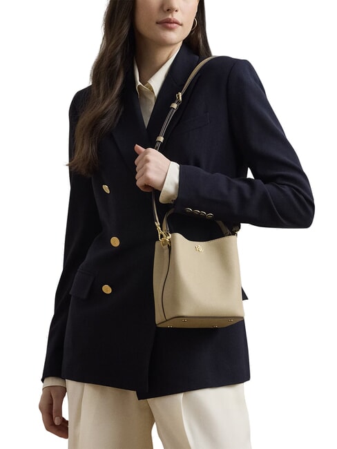 REESE Borsa a mano, con tracolla, in pelle light beige - Borse Donna