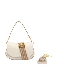 GIANNI CHIARINI HELENA ROUND Borsa a mano, con tracolla, in pelle sabbia - Borse Donna - 3