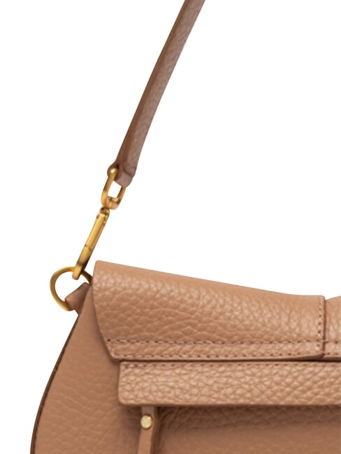 HELENA ROUND Borsa a mano, con tracolla, in pelle clay - Borse Donna