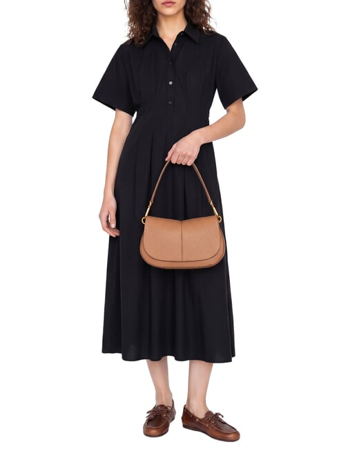 HELENA ROUND Borsa a mano, con tracolla, in pelle clay - Borse Donna