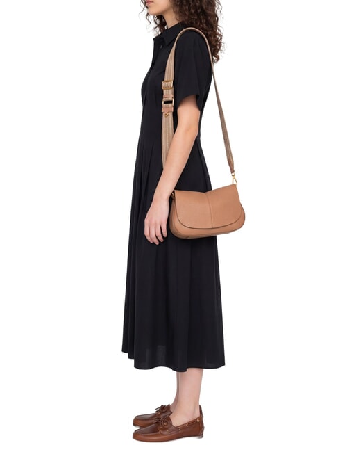 HELENA ROUND Borsa a mano, con tracolla, in pelle clay - Borse Donna