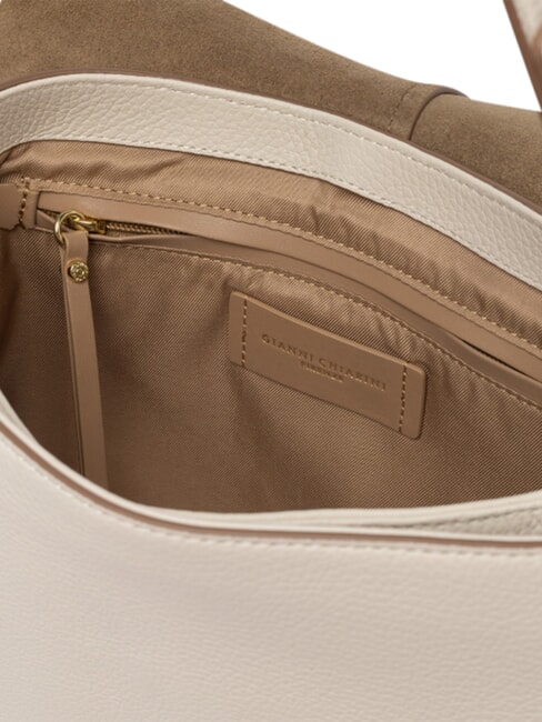 HELENA ROUND Borsa piccola in pelle a tracolla MARBLE - Borse Donna