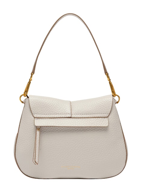 HELENA ROUND Borsa a spalla, con tracolla, in pelle sabbia - Borse Donna