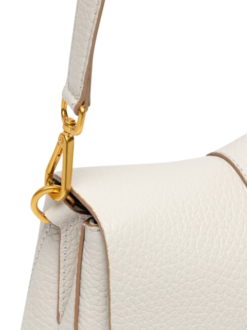 HELENA ROUND Borsa a spalla, con tracolla, in pelle sabbia - Borse Donna