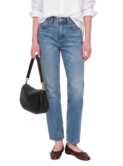 HELENA ROUND Borsa a mano, con tracolla, in pelle Nero - Borse Donna