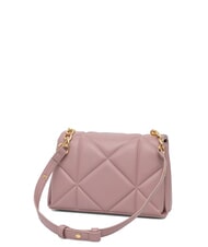 LOVE MOSCHINO EMBOSSED Borsa a spalla rosa - Borse Donna - 3