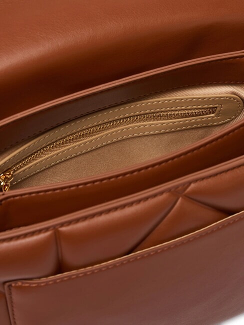 EMBOSSED Borsa a spalla marrone - Borse Donna