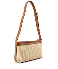 LOVE MOSCHINO STRAW CHIC Mini Bag a spalla naturale/cuoio - Borse Donna - 3
