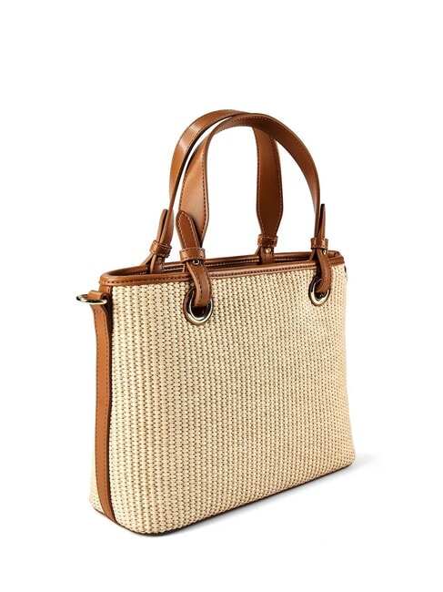 STRAW CHIC Borsa a mano, con tracolla naturale/cuoio - Borse Donna