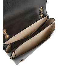 LOVE MOSCHINO ENAMELED Borsetta a spalla / a tracolla Nero - Borse Donna - 4