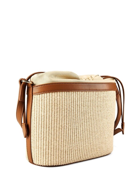 STRAW CHIC Mini Bag a tracolla naturale/cuoio - Borse Donna