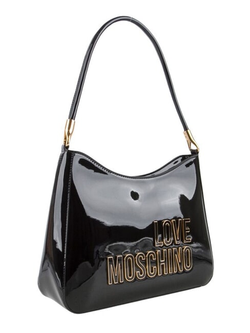 ENAMELED Borsa a spalla Nero - Borse Donna