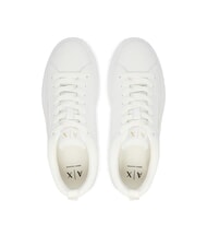 ARMANI EXCHANGE SUPER Sneakers in pelle brilliant white - Scarpe Donna - 4
