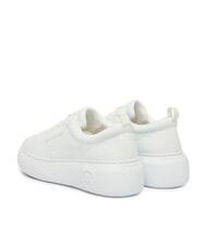 ARMANI EXCHANGE SUPER Sneakers in pelle brilliant white - Scarpe Donna - 3