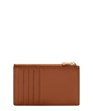 FURLA CAMELIA Portafoglio piatto in pelle cognac - Portafogli Donna - 2