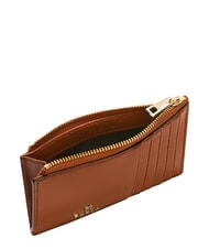 FURLA CAMELIA Portafoglio piatto in pelle cognac - Portafogli Donna - 3