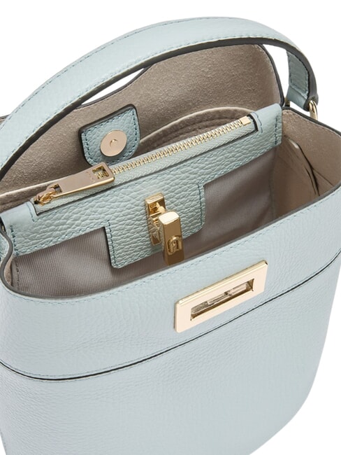 AMELIA Borsa secchiello mini, a mano, in pelle artemisia - Borse Donna