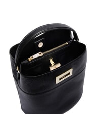 FURLA AMELIA Borsa secchiello mini, a mano, in pelle Nero - Borse Donna - 3