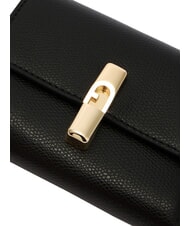 FURLA IRIDE Portafoglio compatto, in pelle Nero - Portafogli Donna - 4