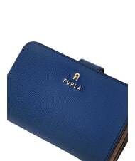 FURLA CAMELIA Portafoglio in pelle indigo+corolla int. - Portafogli Donna - 4