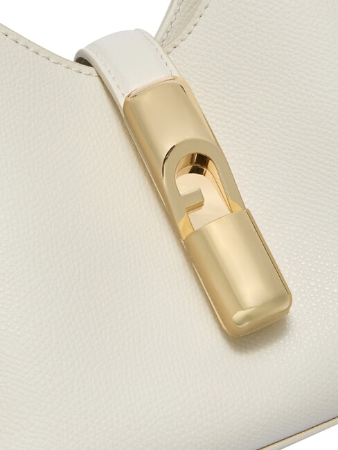 IRIDE Borsa mini a spalla, in pelle PANNA - Borse Donna