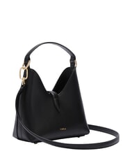 FURLA IRIDE Borsa mini a spalla, in pelle Nero - Borse Donna - 5