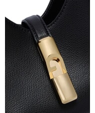 FURLA IRIDE Borsa mini a spalla, in pelle Nero - Borse Donna - 7