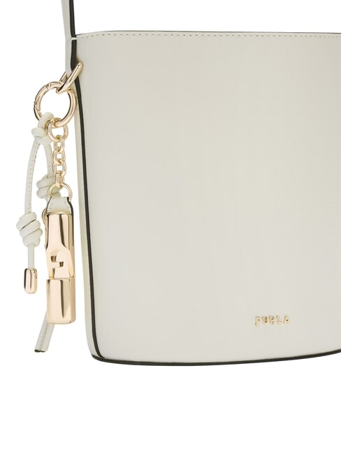 ROXIE Borsa secchiello a tracolla pelle ares PANNA - Borse Donna