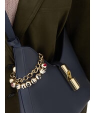 FURLA GOCCIA Borsa a spalla, in pelle ink blue - Borse Donna - 4