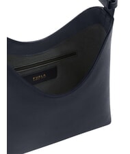 FURLA GOCCIA Borsa a spalla, in pelle ink blue - Borse Donna - 7