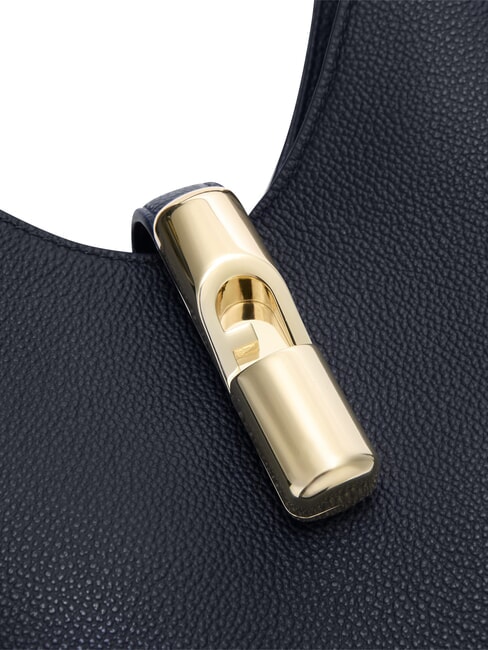 GOCCIA Borsa a spalla, in pelle ink blue - Borse Donna