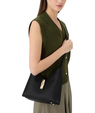 FURLA GOCCIA Borsa a spalla, in pelle Nero - Borse Donna - 3