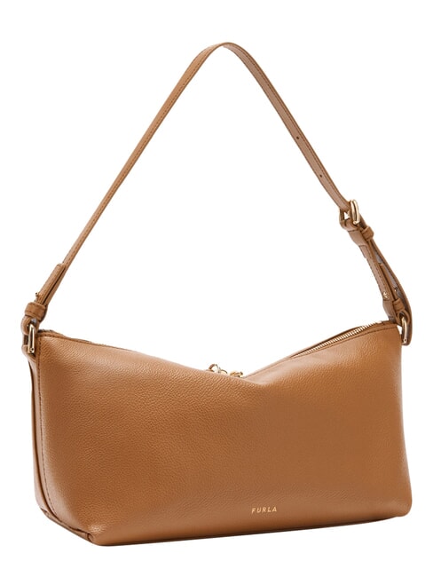 DEBBY Borsa a spalla, in pelle brandy - Borse Donna