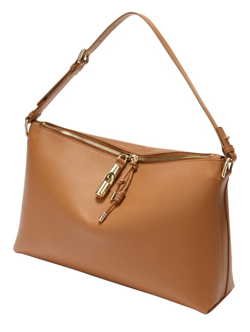 DEBBY Borsa a spalla, in pelle brandy - Borse Donna