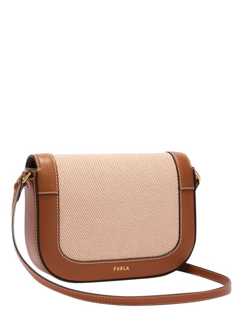 MOONLIGHT Borsa mini a tracolla, in pelle toni cognac - Borse Donna