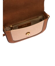 FURLA MOONLIGHT Borsa mini a tracolla, in pelle toni cognac - Borse Donna - 5