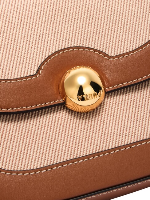 MOONLIGHT Borsa mini a tracolla, in pelle toni cognac - Borse Donna