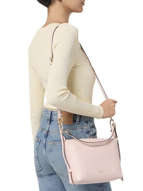 TONIE Borsa piccola in pelle con tracolla dusty pink - Borse Donna